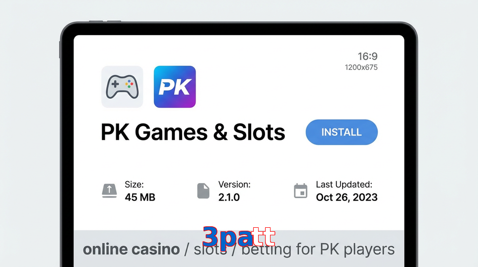 Game list for 3Patt gameapk section